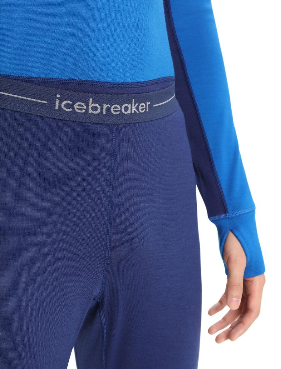 Leggings Icebreaker Merino 260 ZoneKnit™ Merino Homme Bleu Royal Bleu Marine | FR 1129TCEV